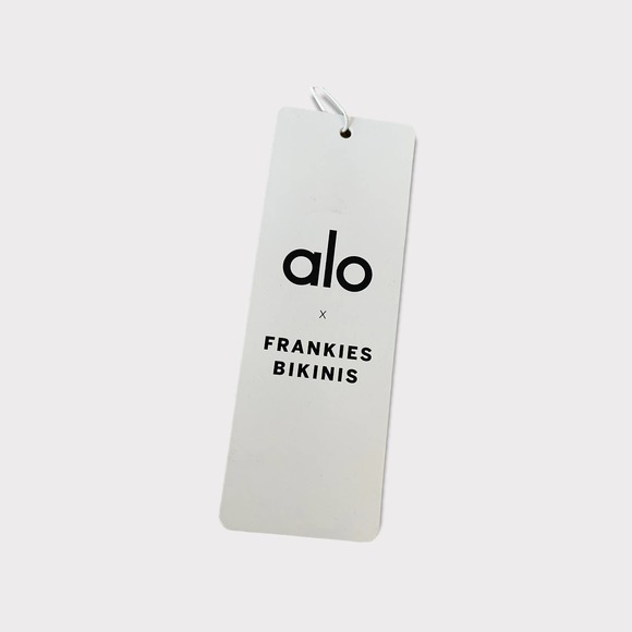 Frankies Bikinis ALO X Tia Bottom Pastel Checkers L NWT - Picture 9 of 12